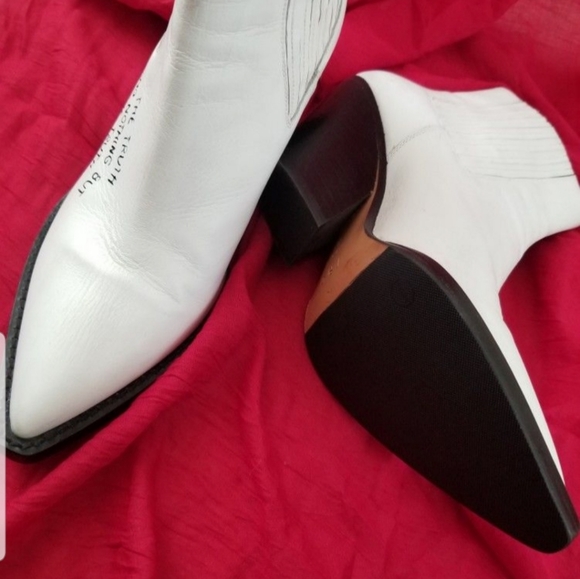 IRO White leather ankle Boots - Picture 4 of 9